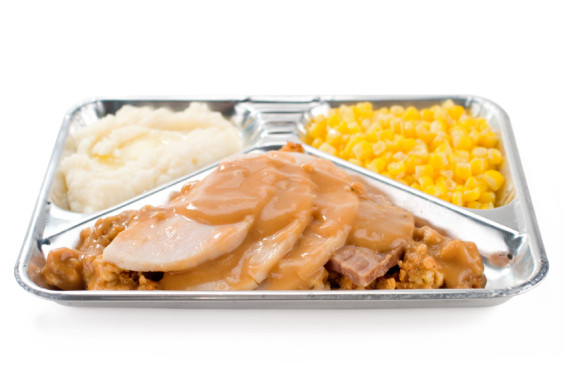 processed foods tv dinner