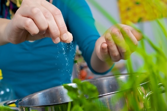 seasoning food