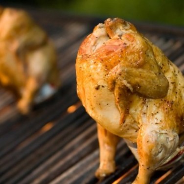 Beer Can Roasted Chicken