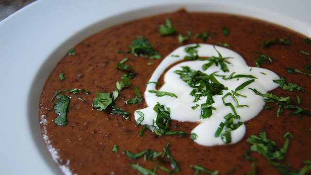 black bean soup