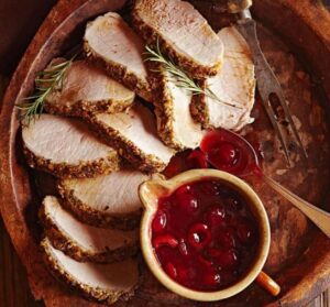 Sweet and savory pork loin