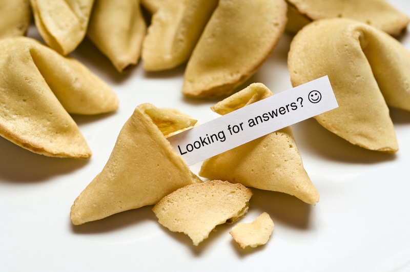 answers sensitive to MSG fortune cookie