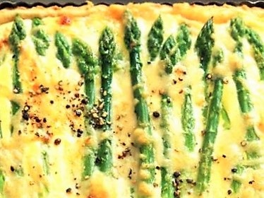 Ricotta Asparagus Quiche