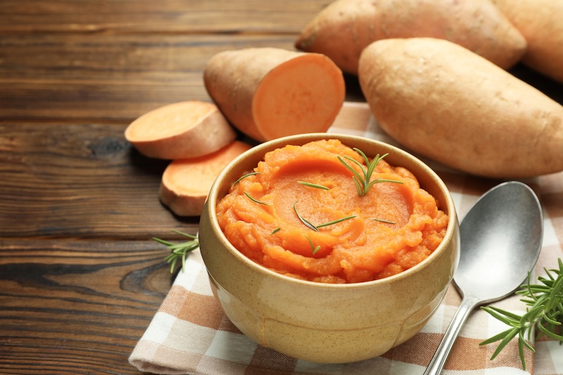 sweet savory potatoes with umami
