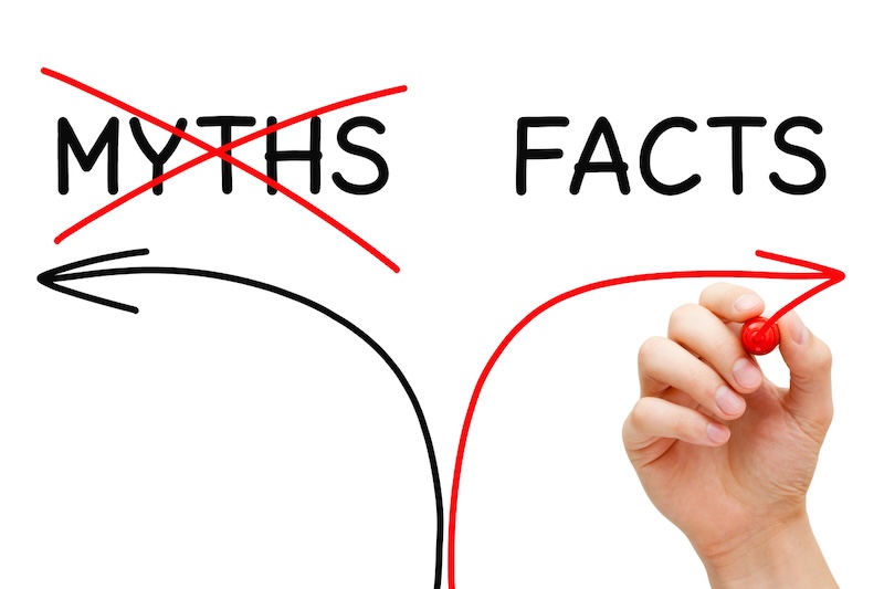 common myths about msg myths vs facts on whiteboard