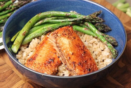 miso salmon bowl
