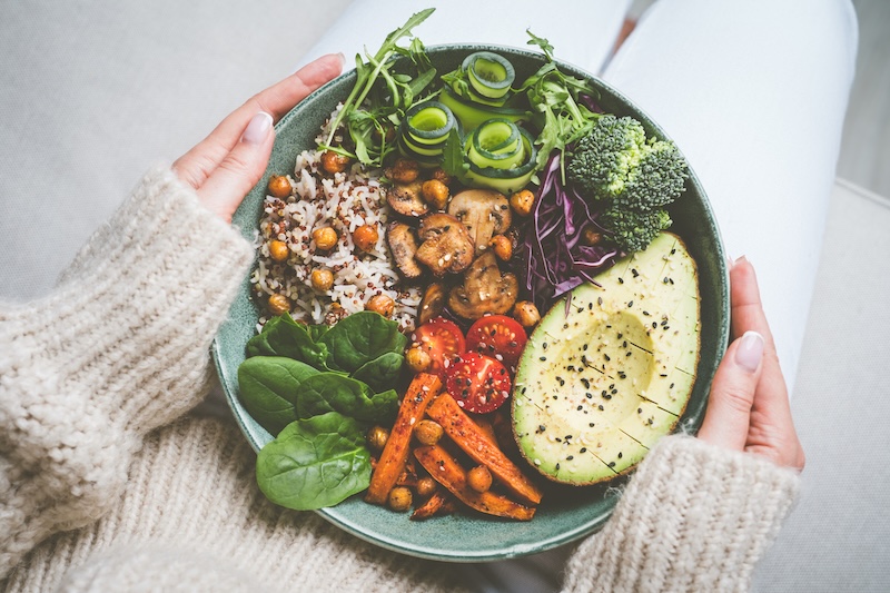 umami satisfying vegetarian bowl